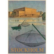 Fiskare i Stockholms ström 1928, affisch 21x30cm